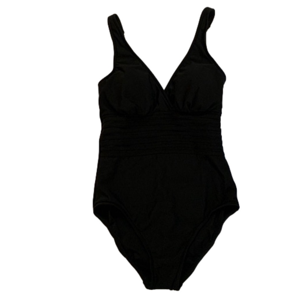 Aqua Green Swimsuit, Size M, Black